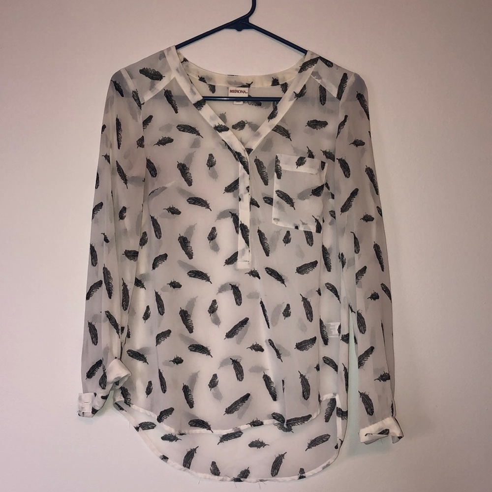 Sheer Button Up
